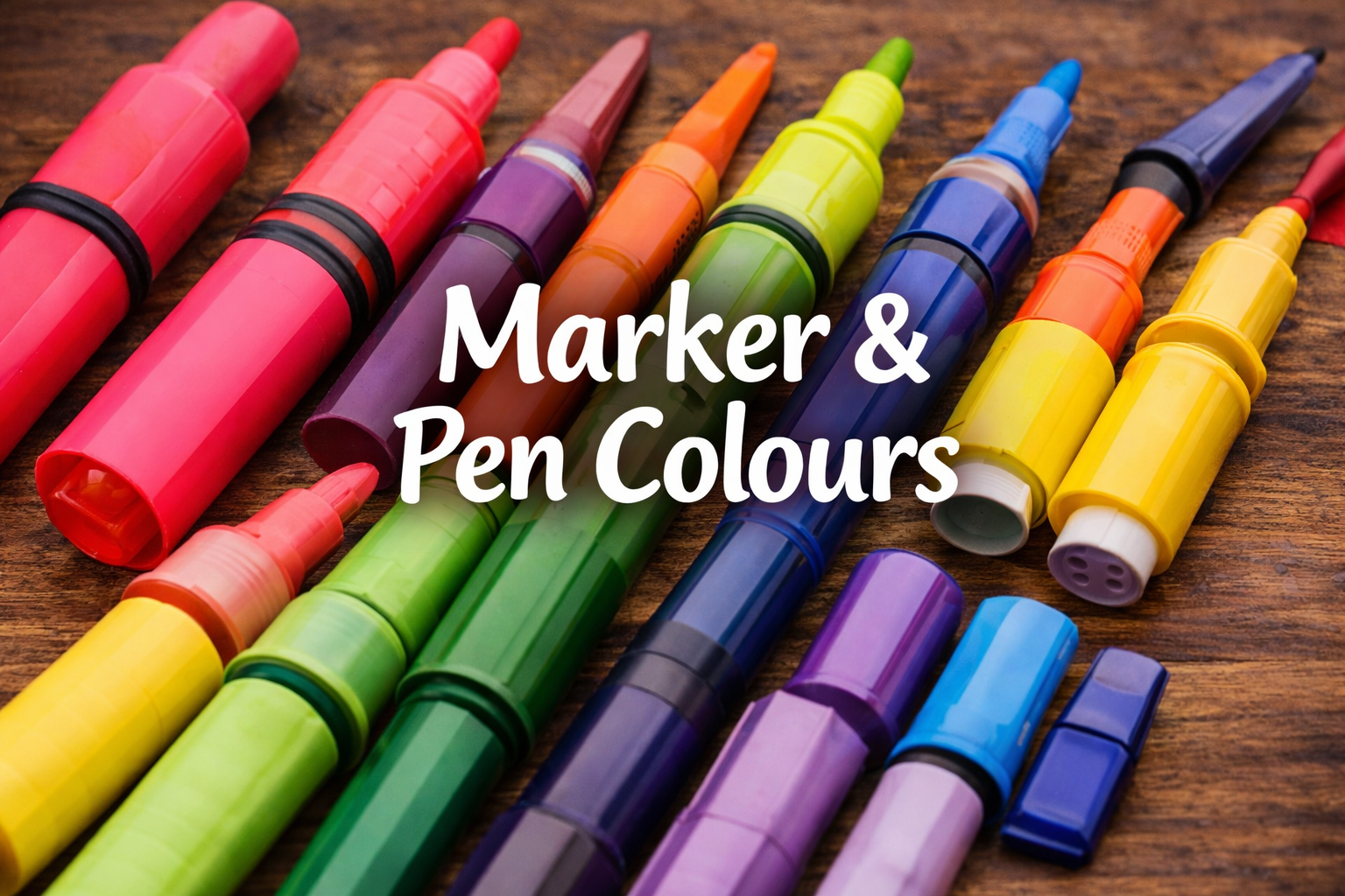 Marker & Pen Colours