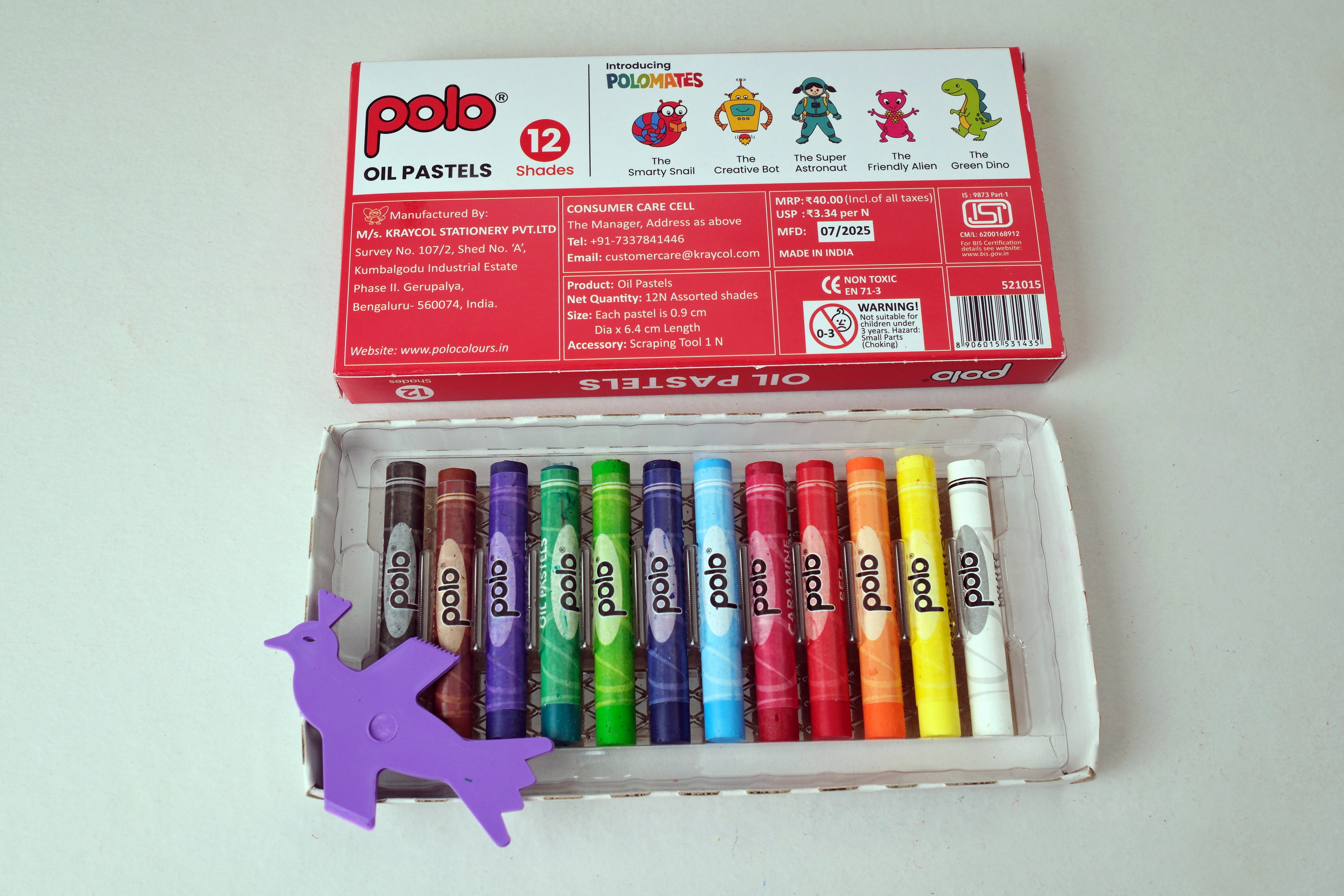 Oil Pastels 12 Shades