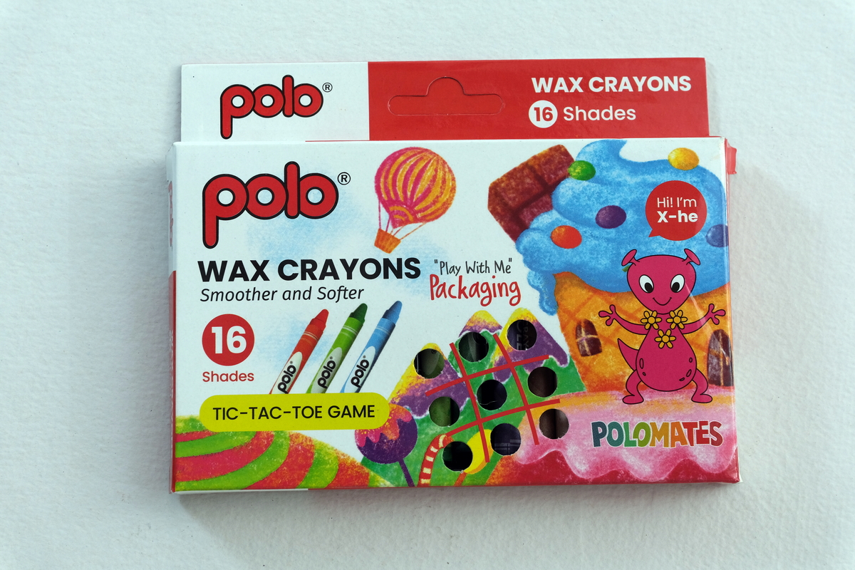 Wax Crayons 16 Shades (75 mm)