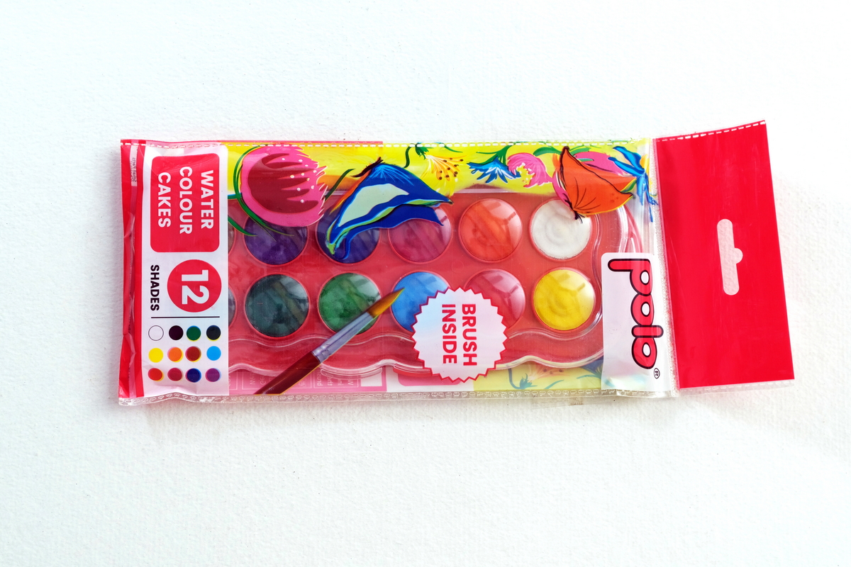 Water Colour Cakes 12 Shades (23 mm)